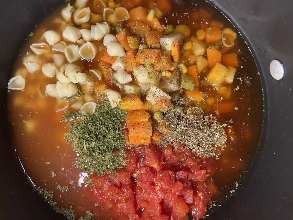 add all your other ingredients to a pot