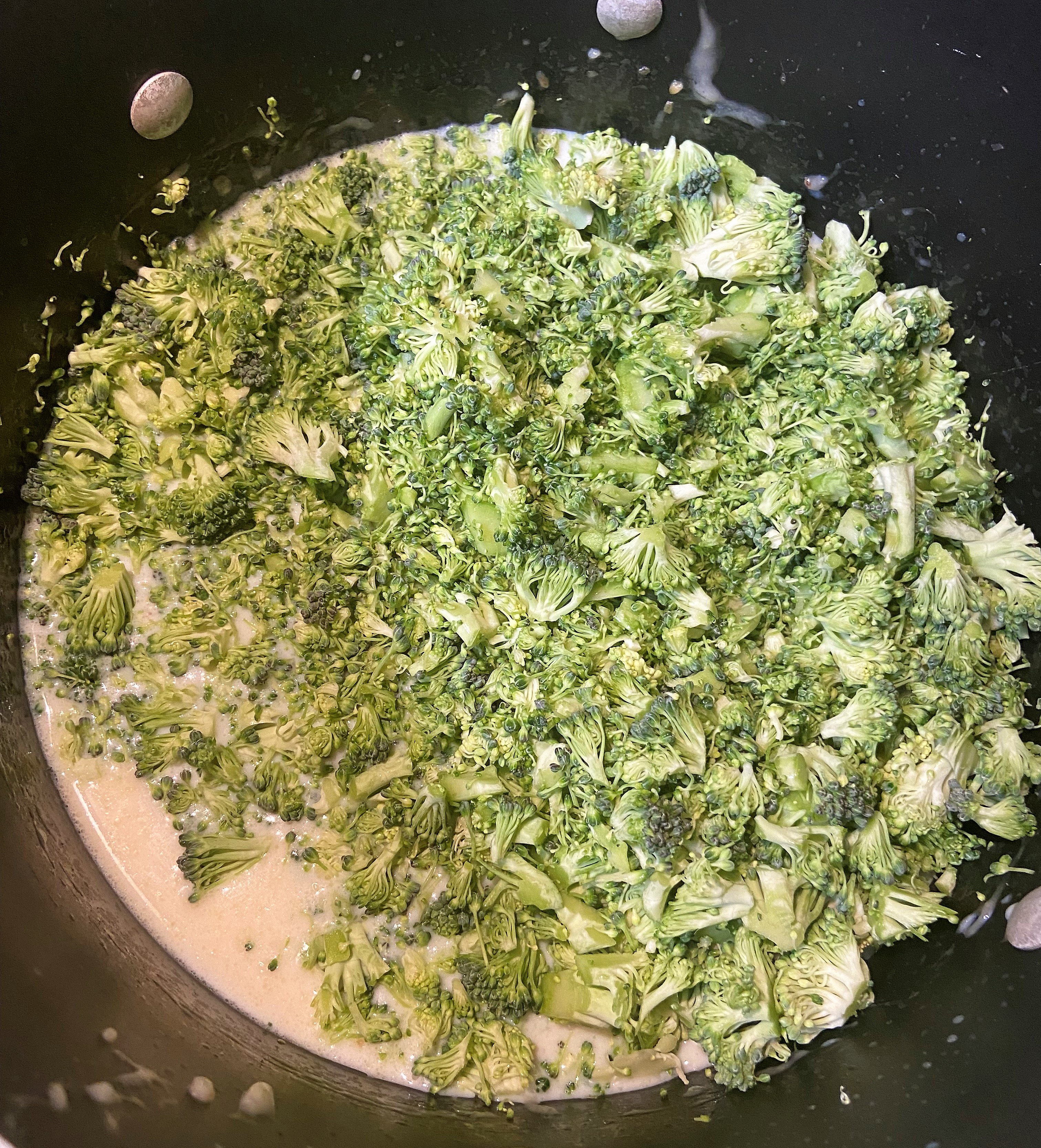 add chopped broccoli