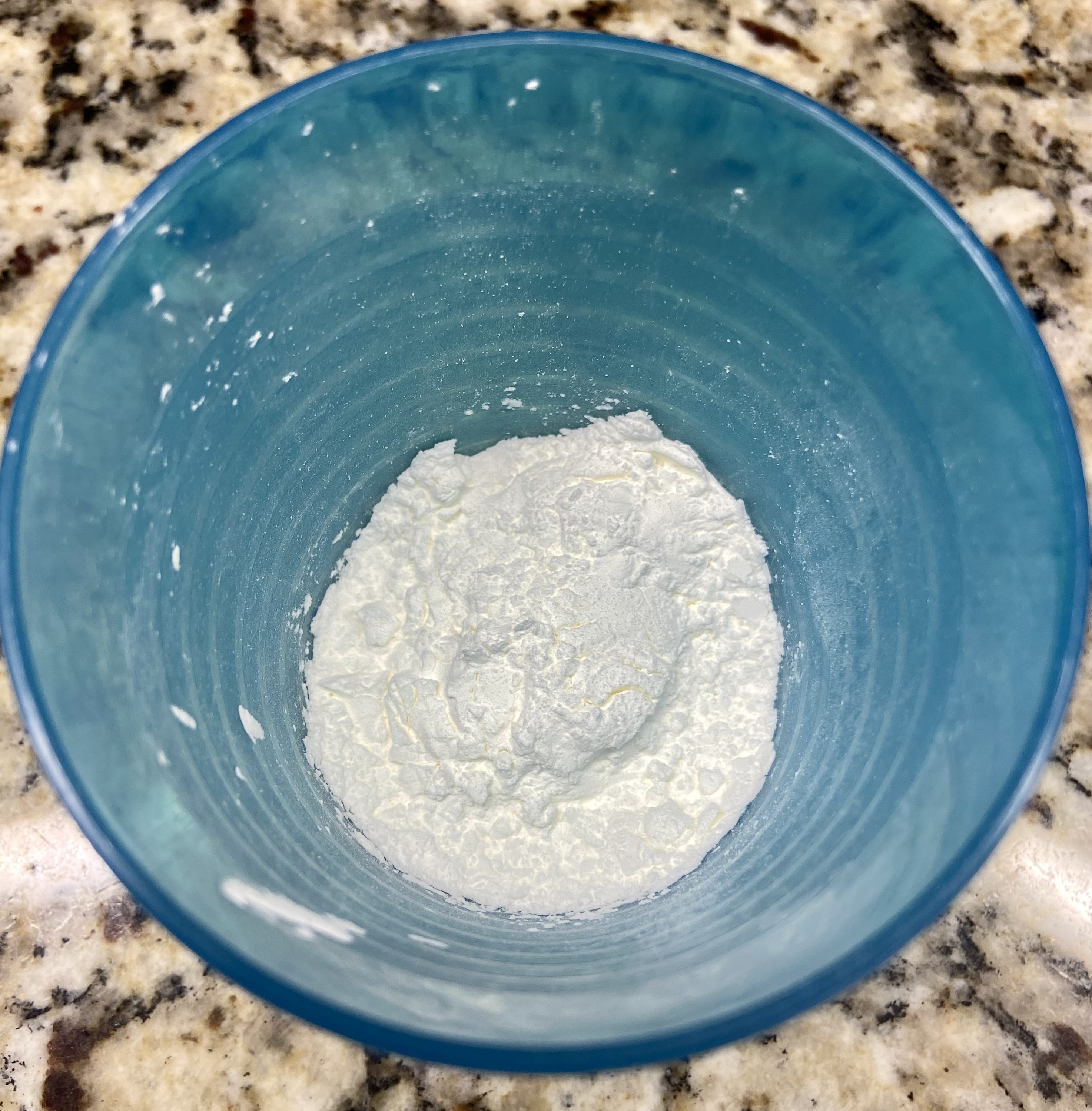 cornstarch in a small cup