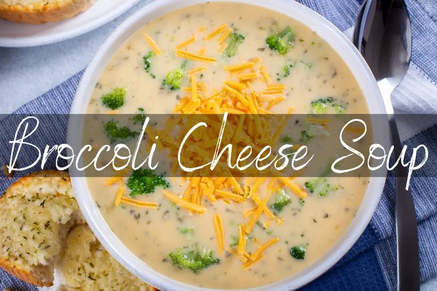 simple broccoli cheese soup