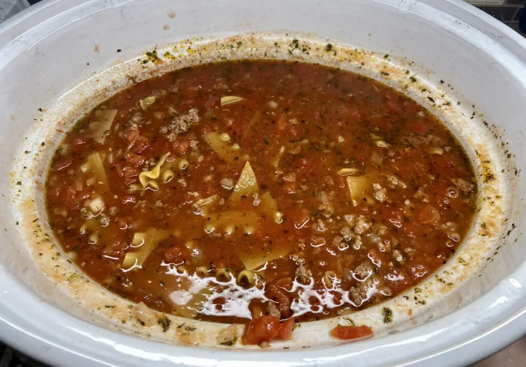 5-ingredient lasagna soup