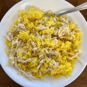 awesome chicken and yellow rice recipe