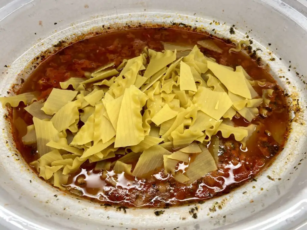 easy lasagna soup recipe