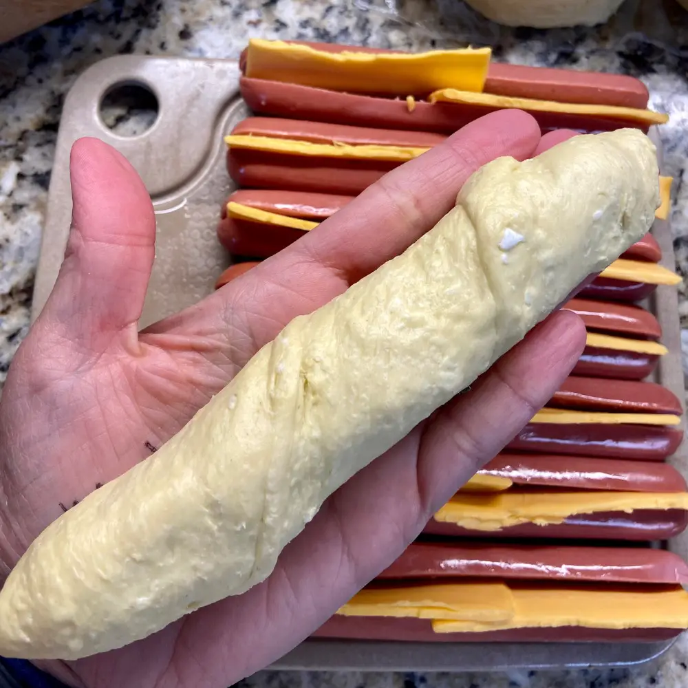 hot dog wrapped in dough recipe