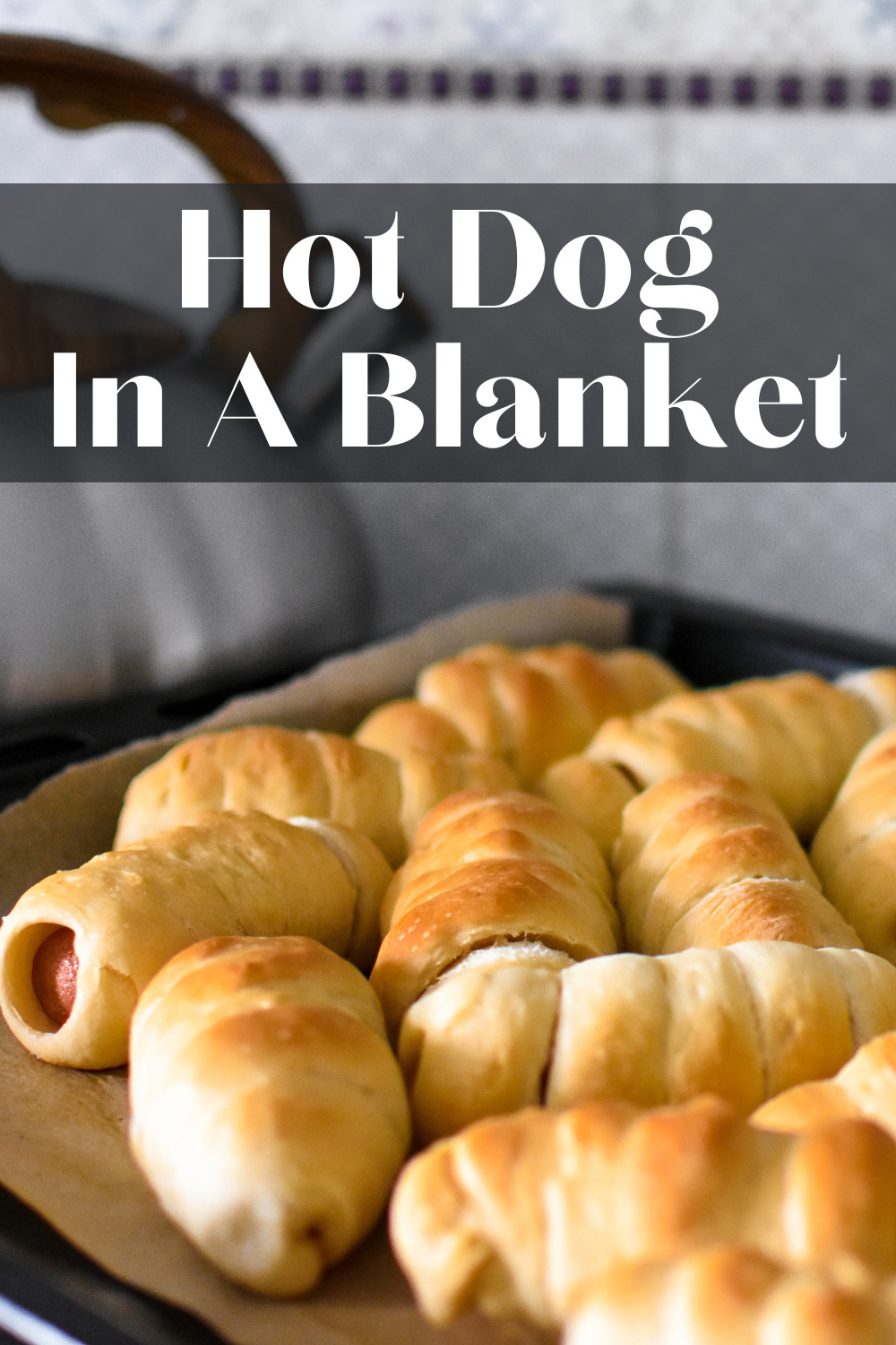 Homemade hot dog in a blanket new arrivals