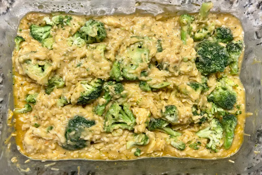 cheesy chicken broccoli and rice casserole