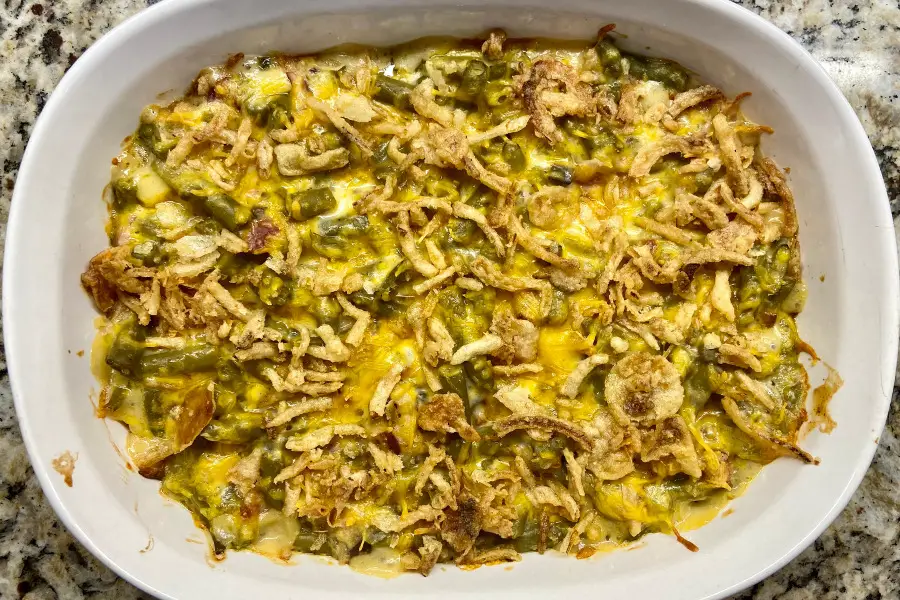 fresh green bean casserole