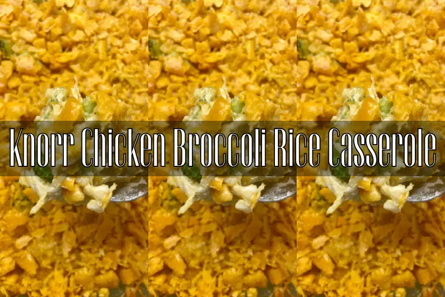 knorr chicken broccoli rice casserole