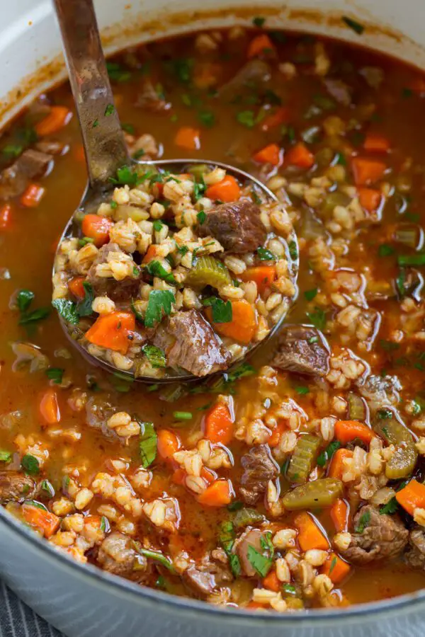 beef barley soup