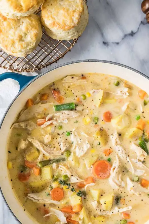 chicken pot pie soup